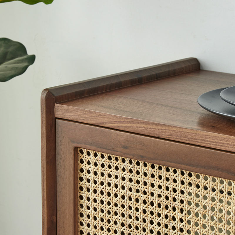 Modern Wood Packboard Tabla 2 Gabinetes de cajones incluidos para la sala de estar para la sala de estar