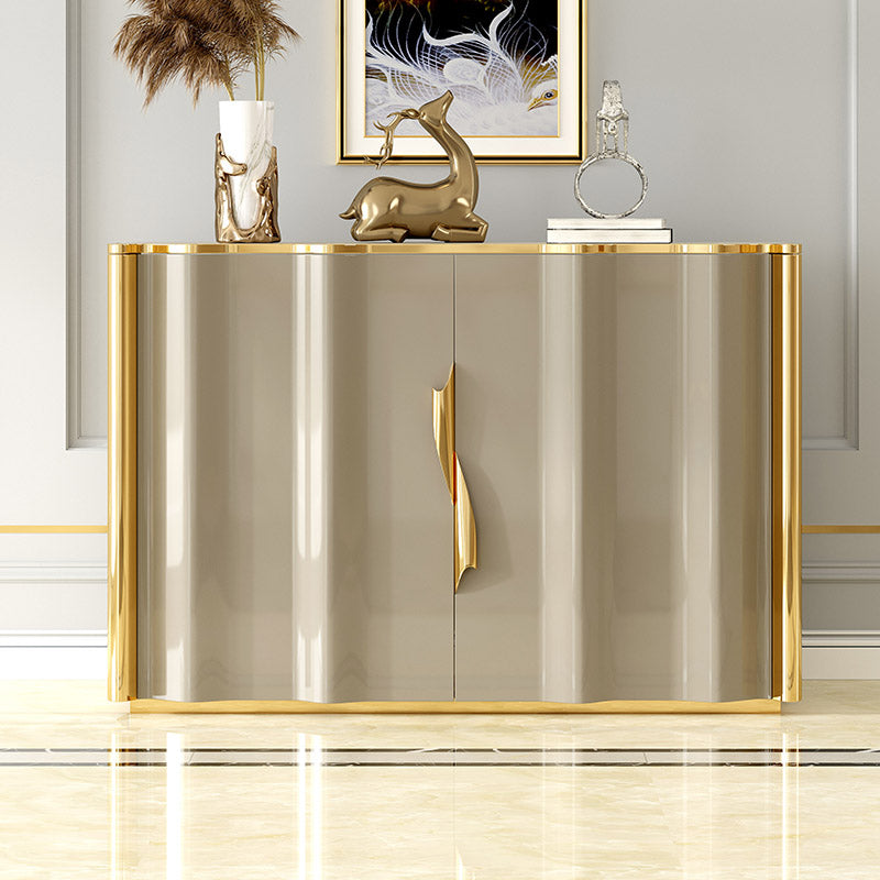 Glam Sideboard Engineered Holzaufbewahrungsbuffet mit Türen zum Esszimmer