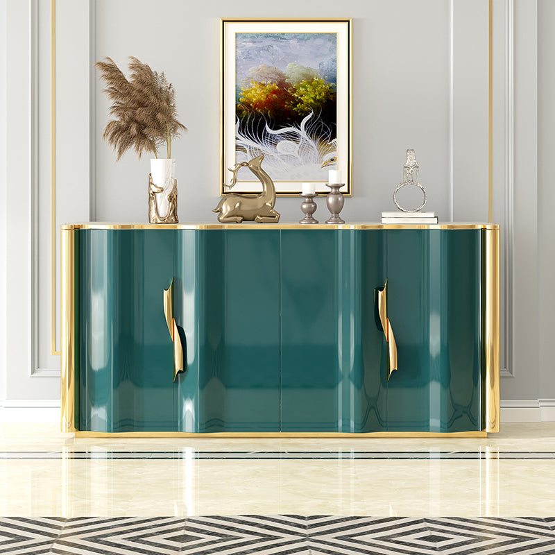 Glam Sideboard Engineered Holzaufbewahrungsbuffet mit Türen zum Esszimmer