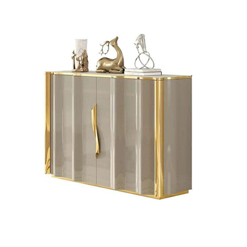 Glam Sideboard Engineered Holzaufbewahrungsbuffet mit Türen zum Esszimmer