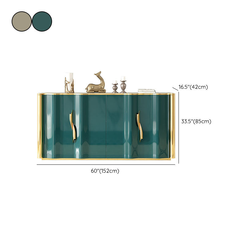 Glam Sideboard Engineered Holzaufbewahrungsbuffet mit Türen zum Esszimmer
