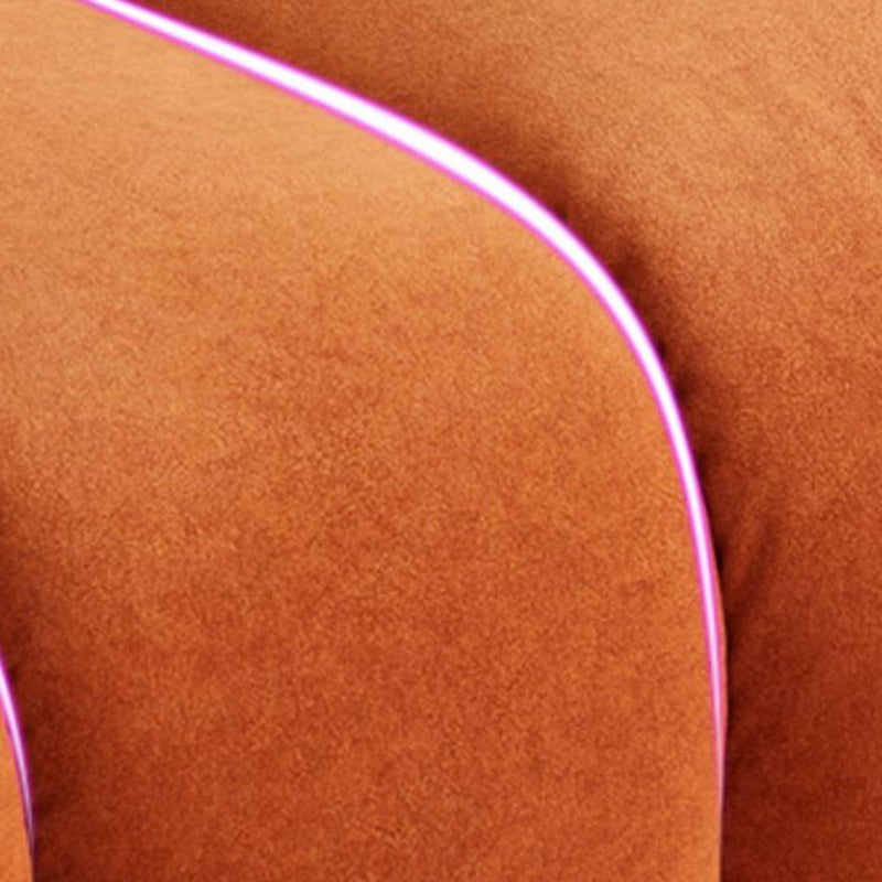 Sofá de la galleta escandinava Sofá de 3 plazas de brazo inclinado - 82.7 "de ancho