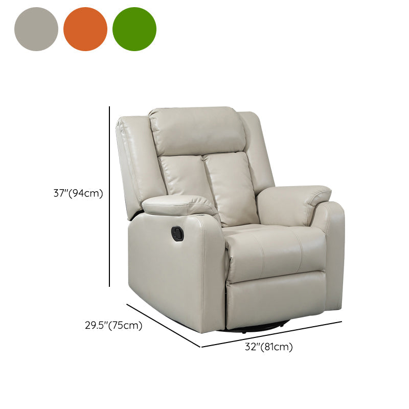 Base girevole a Wingback Contemporary Base girevole Base-Push di colori a colori solidi interni