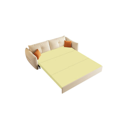 Divano scandinavo largo 35 "divano per dormiente bianco futon con archiviazione