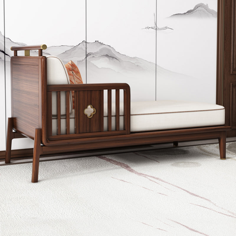 Traditional Living Room Cotton Chaise Rolled Arms Upholstered Chaise Lounge Clearhalo 'Chairs & Seating' 'Chaise Lounge' 'chaise_lounge' 'furn' 'furn_chaise_lounge' 'Furniture' 'Living Room Furniture' 7292356