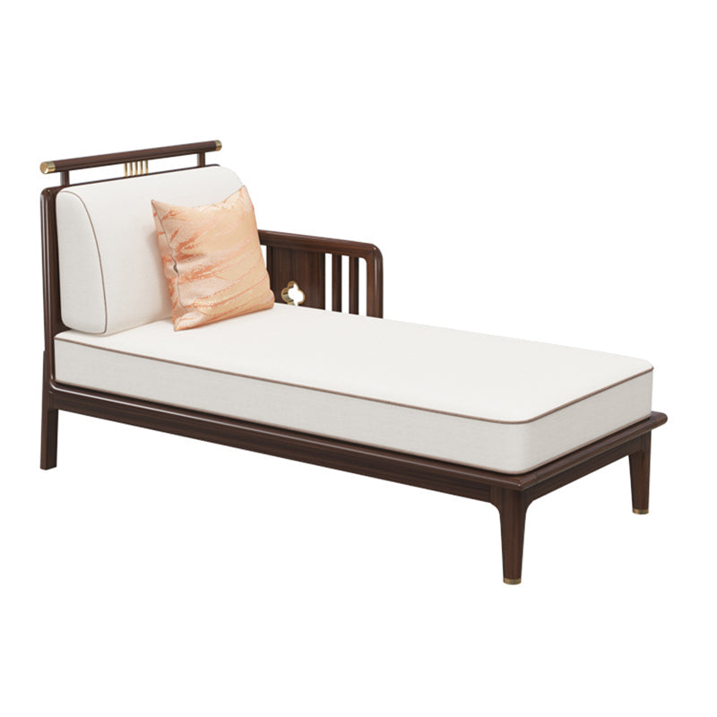 Traditional Living Room Cotton Chaise Rolled Arms Upholstered Chaise Lounge Clearhalo 'Chairs & Seating' 'Chaise Lounge' 'chaise_lounge' 'furn' 'furn_chaise_lounge' 'Furniture' 'Living Room Furniture' 7292357