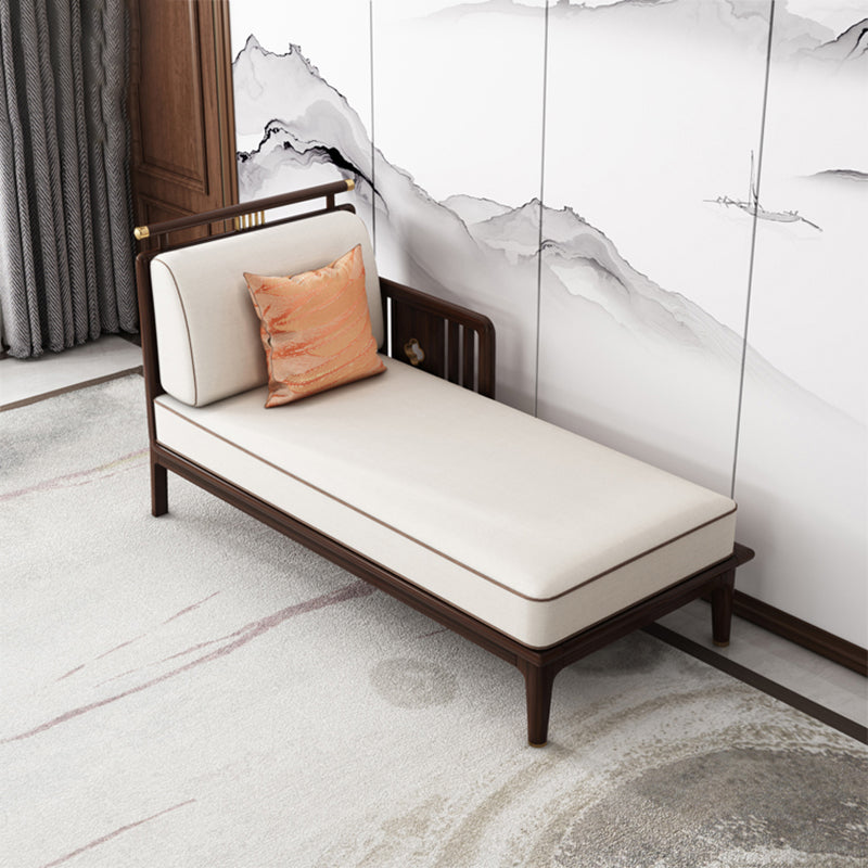 Traditional Living Room Cotton Chaise Rolled Arms Upholstered Chaise Lounge Clearhalo 'Chairs & Seating' 'Chaise Lounge' 'chaise_lounge' 'furn' 'furn_chaise_lounge' 'Furniture' 'Living Room Furniture' 7292360