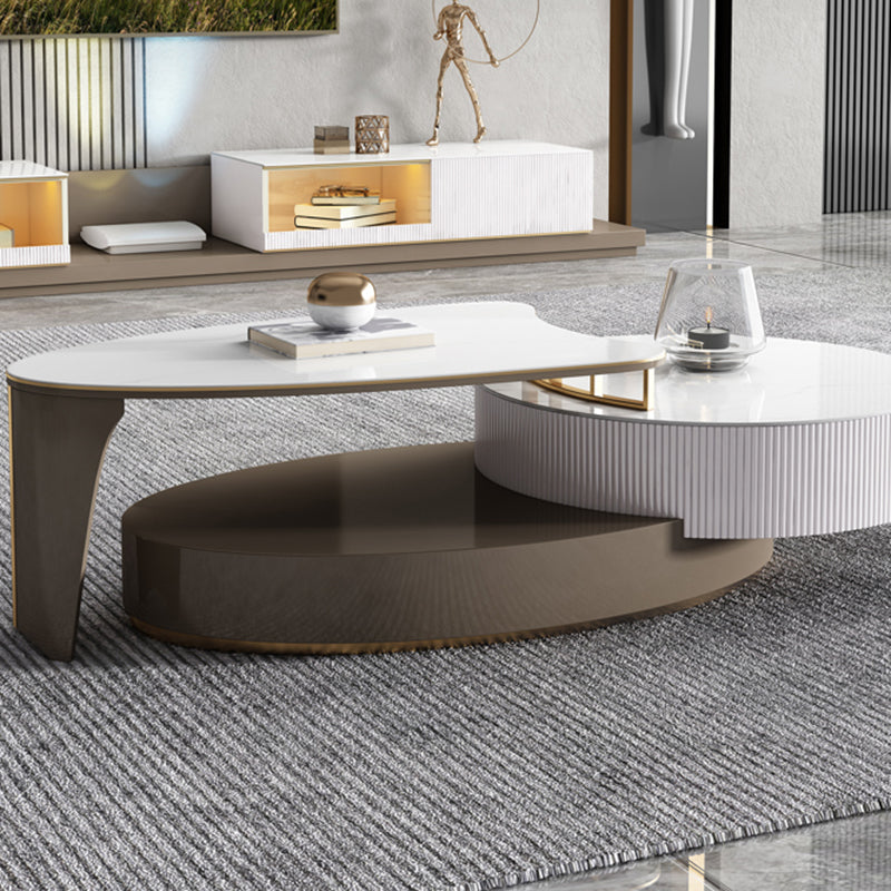 Modern TV Media Stand Stone TV Media Console for Living Room Clearhalo 'furn' 'furn_tv_stands_entertainment_centers' 'Furniture' 'Living Room Furniture' 'TV Stands & Entertainment Centers' 'TV Stands & Media Storage Furniture' 'tv_stands_entertainment_centers' 7292854