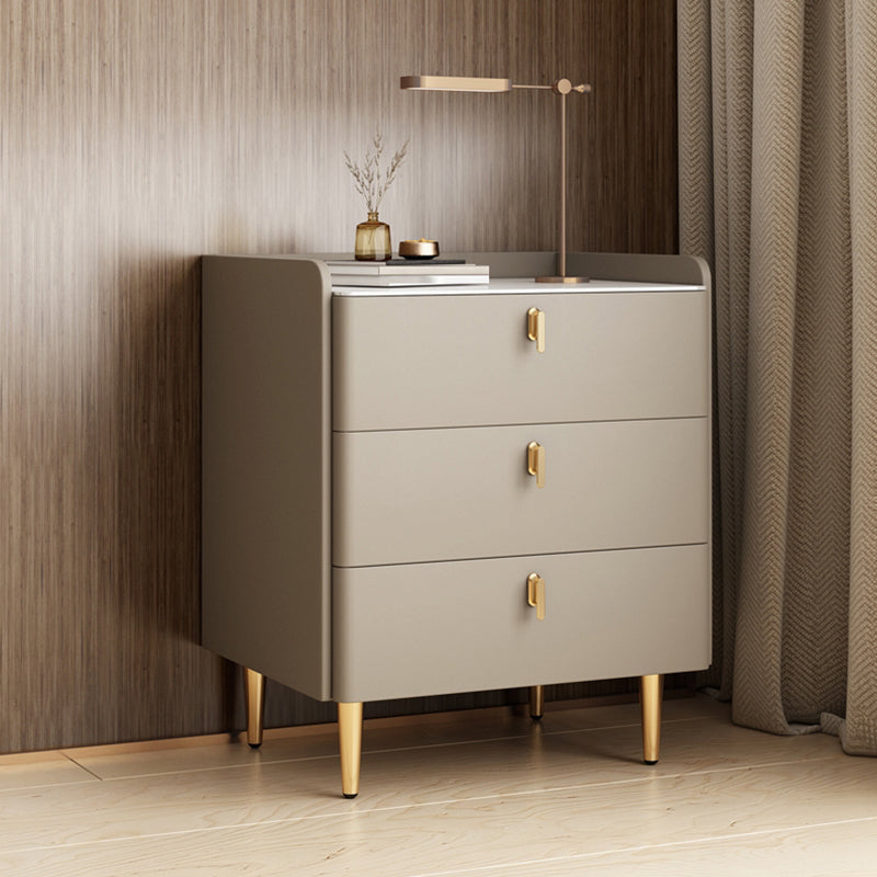 Moderno de almacenamiento de la mesa de la noche de piedra Noche de almacenamiento con piernas