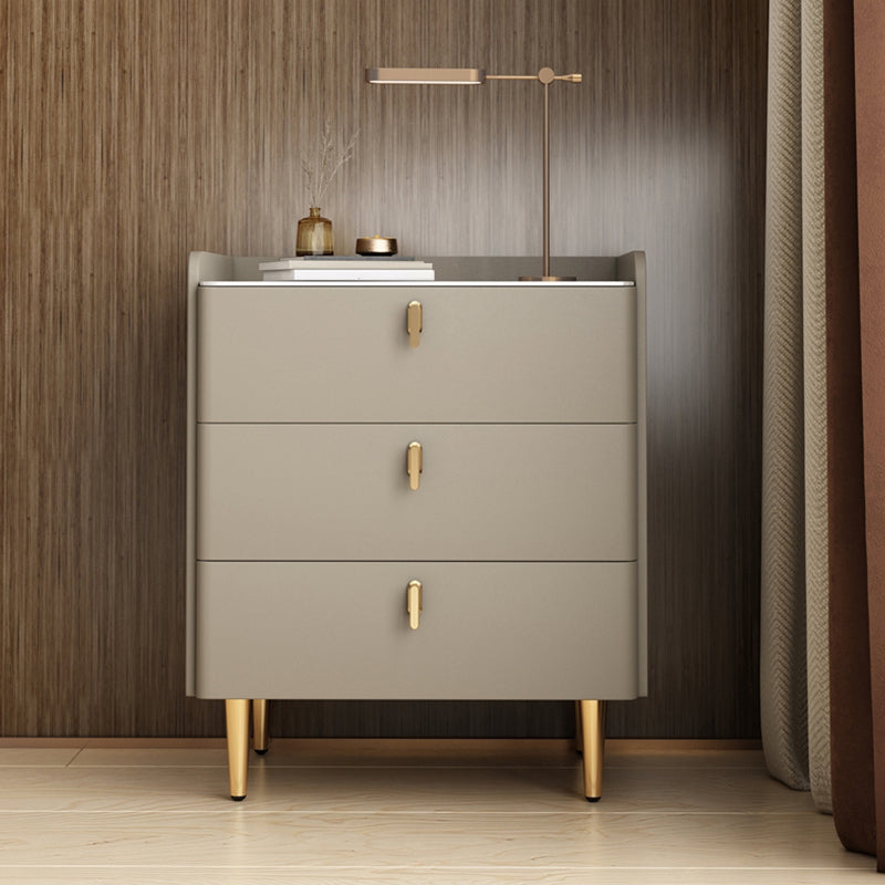 Moderno de almacenamiento de la mesa de la noche de piedra Noche de almacenamiento con piernas