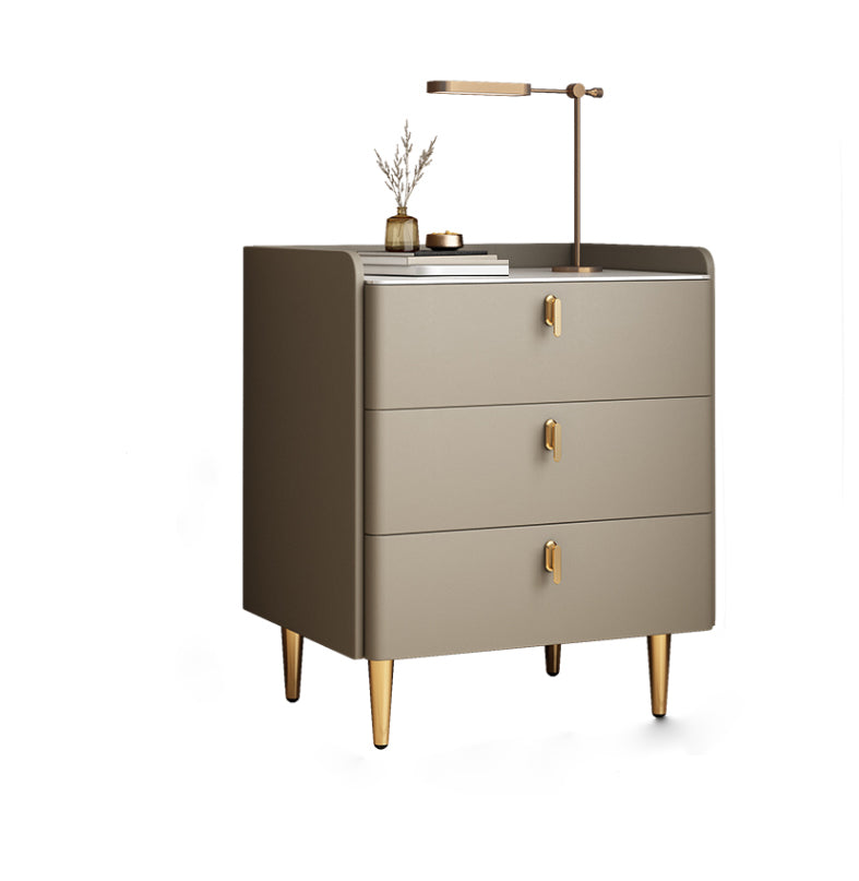 Moderno de almacenamiento de la mesa de la noche de piedra Noche de almacenamiento con piernas