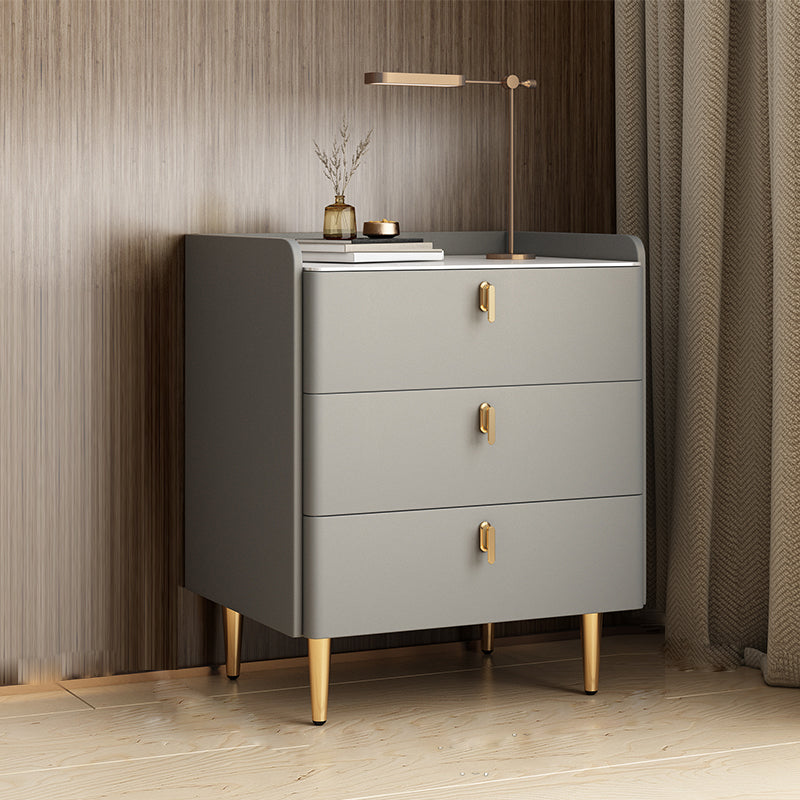 Moderno de almacenamiento de la mesa de la noche de piedra Noche de almacenamiento con piernas