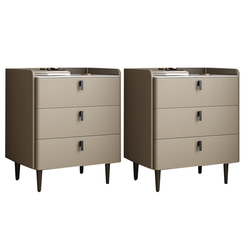 Moderno de almacenamiento de la mesa de la noche de piedra Noche de almacenamiento con piernas