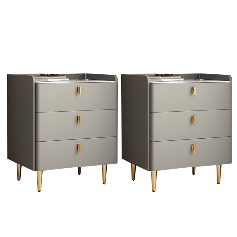 Moderno de almacenamiento de la mesa de la noche de piedra Noche de almacenamiento con piernas