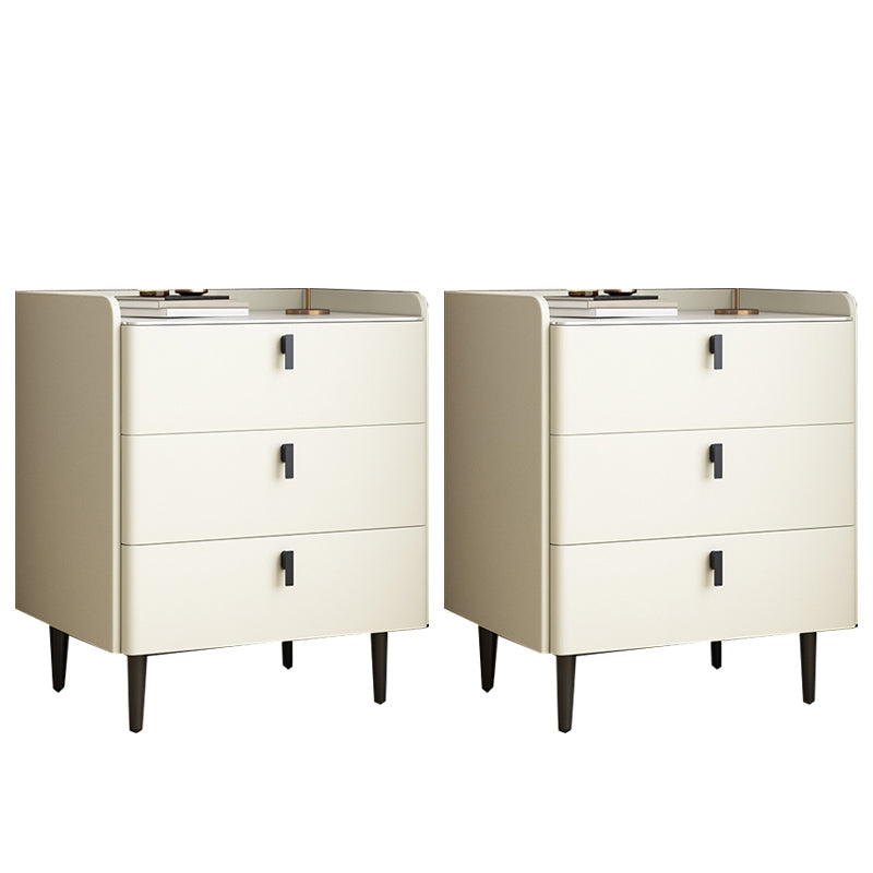 Moderno de almacenamiento de la mesa de la noche de piedra Noche de almacenamiento con piernas