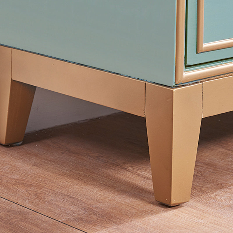 Tocador de madera vestidor de cofre de almacenamiento glamorial con cajones