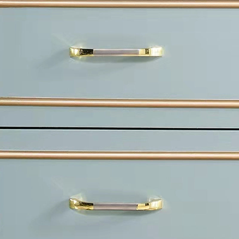 Tocador de madera vestidor de cofre de almacenamiento glamorial con cajones