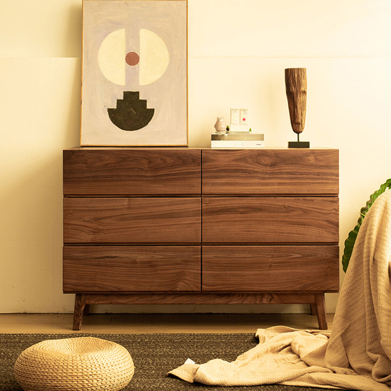 Traditional Horizontal Double Dresser Wood Storage Dresser for Bedroom Clearhalo 'Bedroom Furniture' 'Dressers & Chests' 'dressers_chests' 'furn' 'furn_dressers_chests' 'Furniture' 7292998