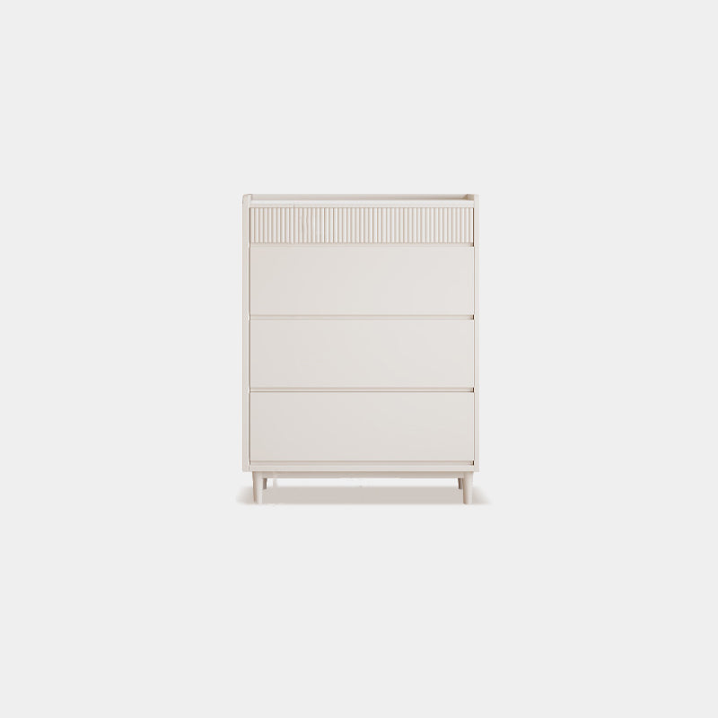 Tocador contemporáneo tocador de cofre de almacenamiento blanco con cajones