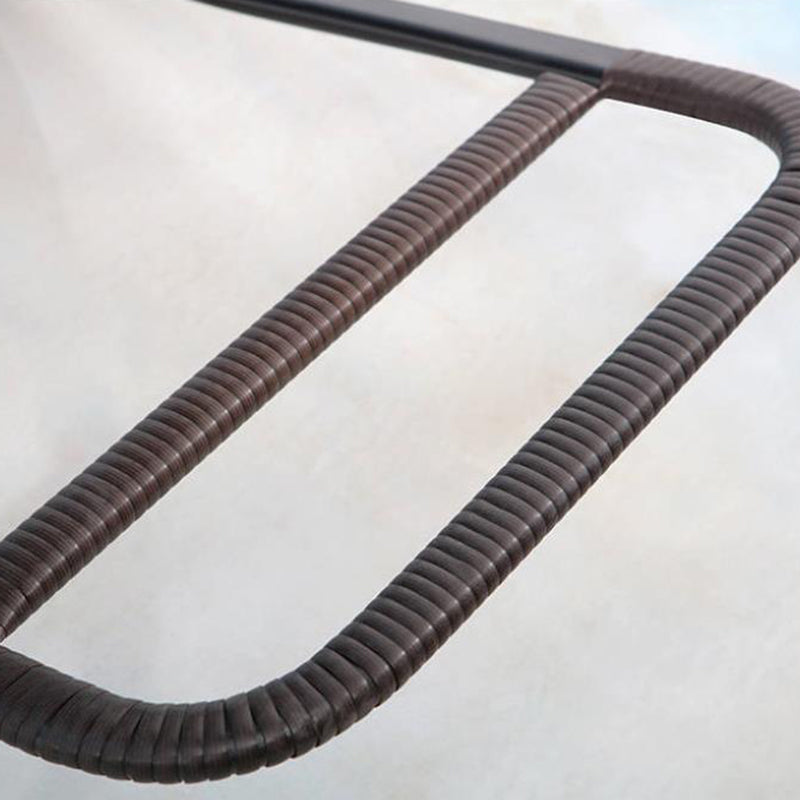 リビングルームと寝室のためのナチュラルラタンロッキングチェアバルコニーロッキングチェア