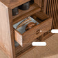 Tabella di sideboard in legno moderno 1 server del cassetto Archiviazione aperta per soggiorno