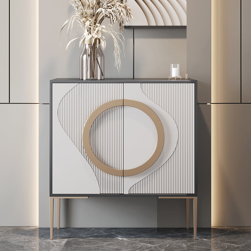 Glam Style Buffet Stand Engineered Wood Sideboard Buffet , 13.8" X 35.4" H https: res.litfad.com site img item 2023 01 04 7293483 1200x1200.jpg Clearhalo 'buffet_sideboard' 'Buffets & Sideboards' 'furn' 'furn_buffet_sideboard' 'Furniture' 'Kitchen & Dining Furniture' 7293483