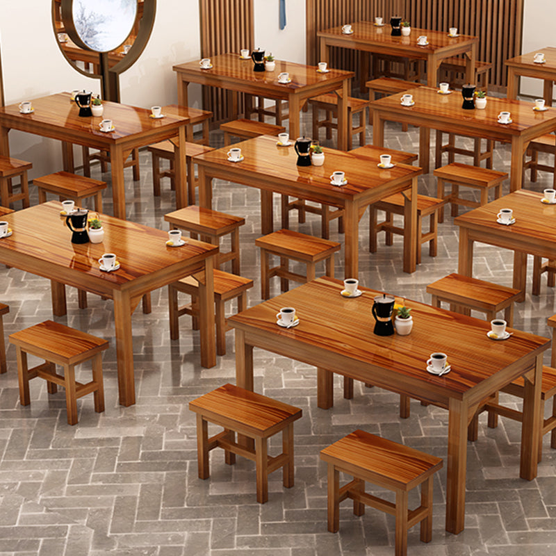Modern Style Dining Table Solid Wood Dining Table for Dining Room