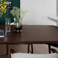 Table à manger moderne rectangle table à manger en bois massif pour salle à manger