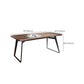 Rectangle Modern Dining Table Solid Wood Dining Table for Dining Room