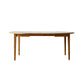 Extendable Dining Table Solid Wood Dining Table for Dining Room Walnut 43.3"L x 43.3"W x 29.5"H Without Chairs Clearhalo 'Dining Tables & Seating' 'Dining Tables' 'dining_table' 'furn' 'furn_dining_table' 'Furniture' 'Kitchen & Dining Furniture' 7293724
