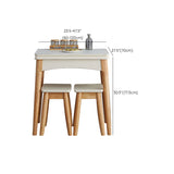 Modern Extendable Dining Table Sintered Stone Dining Table for Dining Room Clearhalo 'Dining Tables & Seating' 'Dining Tables' 'dining_table' 'furn' 'furn_dining_table' 'Furniture' 'Kitchen & Dining Furniture' 7293815