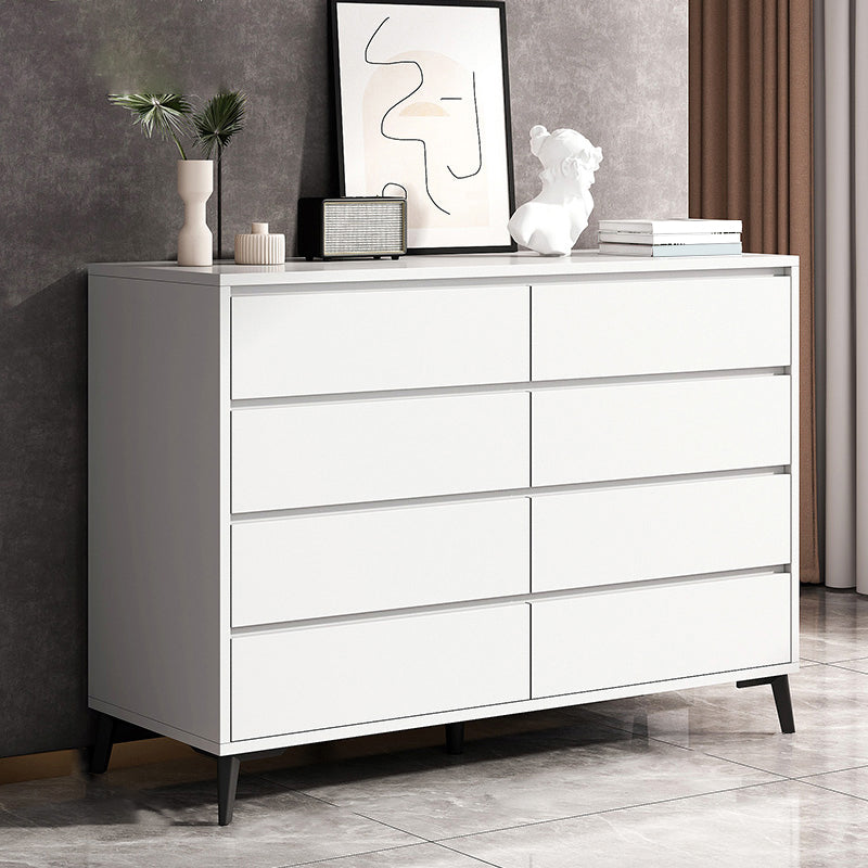 Contemporary Manufactured Wood Accent Chest Standard Straight Legs Accent Chest 46"L x 16"W x 37"H White Clearhalo 'Cabinets & Chests' 'cabinets_chests' 'furn' 'furn_cabinets_chests' 'Furniture' 'Living Room Furniture' 7293858