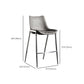 Armless Bar Stools Adjustable Height Dining Stools with Metal Base