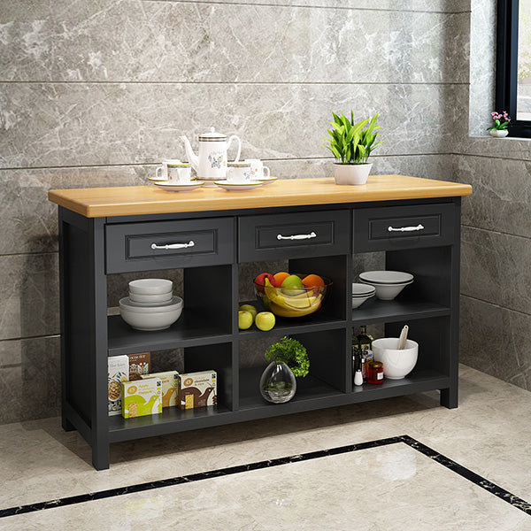 Modern Simple Home Dining Kitchen Island Tafel rechthoekige voorbereidingstafel