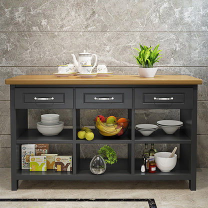 Modern Simple Home Dining Kitchen Island Tafel rechthoekige voorbereidingstafel