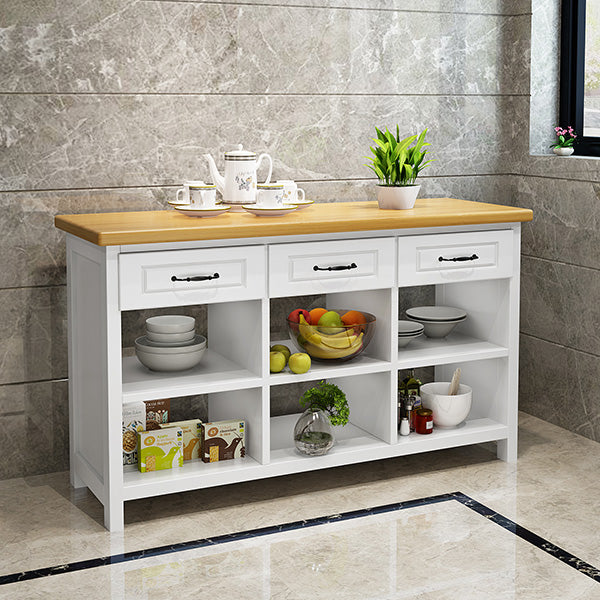 Modern Simple Home Dining Kitchen Island Tafel rechthoekige voorbereidingstafel