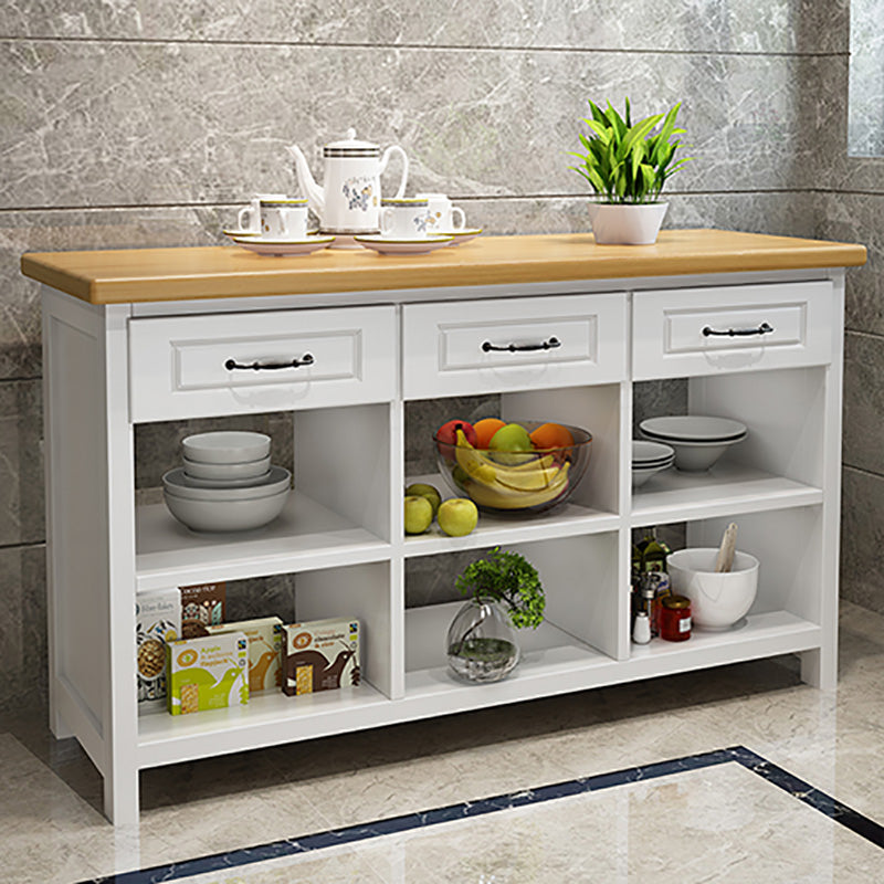 Modern Simple Home Dining Kitchen Island Tafel rechthoekige voorbereidingstafel