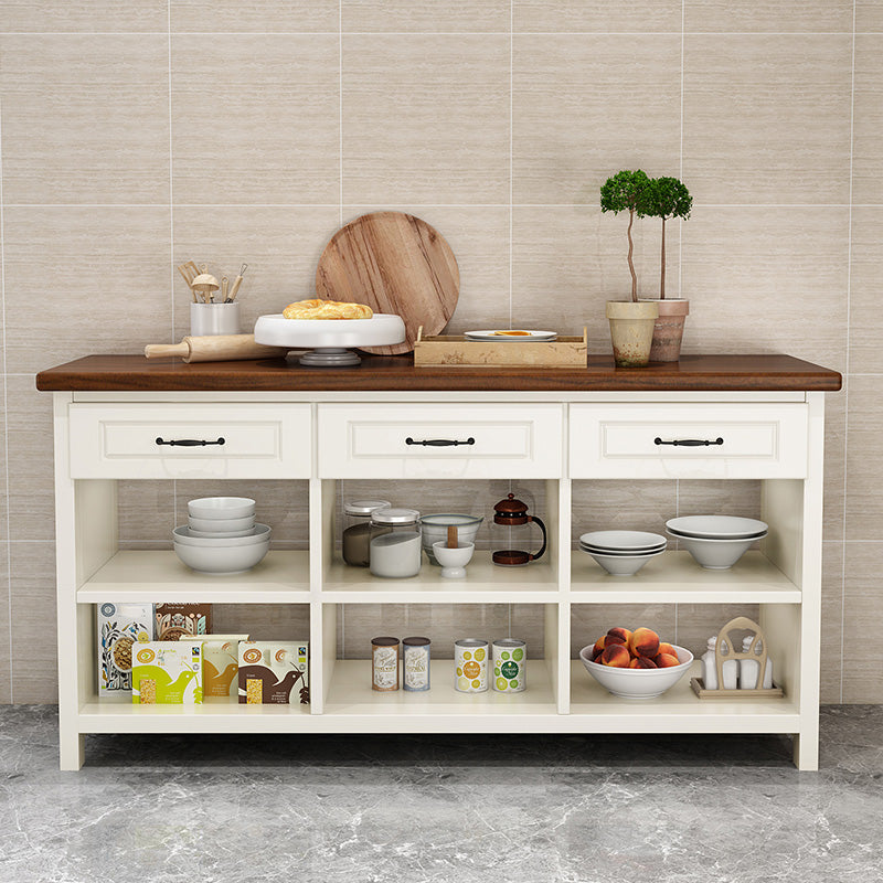 Modern Simple Home Dining Kitchen Island Tafel rechthoekige voorbereidingstafel