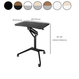 Office in legno moderno Distanne rettangolare Tavoli mobili con ruote per ufficio