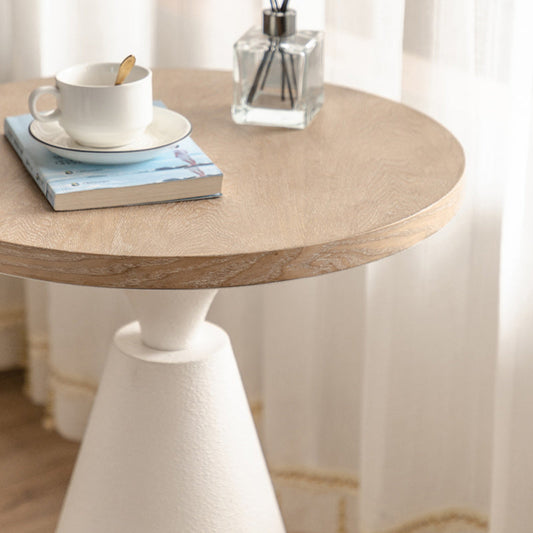 French Country Corner Table Pedestal Round Accent Side Table Clearhalo 'Coffee & Accent Tables' 'End & Side Tables' 'end_side_tables' 'furn' 'furn_end_side_tables' 'Furniture' 'Living Room Furniture' 7295512