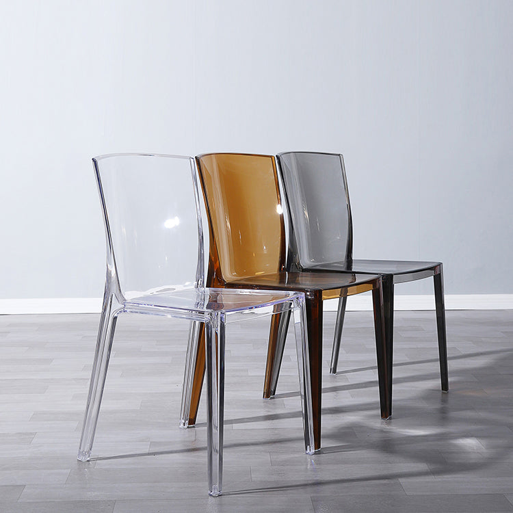 Modern Style Side Chair Plastic Side Dining Chair for Home Use Clearhalo 'Dining Chairs' 'Dining Tables & Seating' 'dining_chair' 'furn' 'furn_dining_chair' 'Furniture' 'Kitchen & Dining Furniture' 7295597