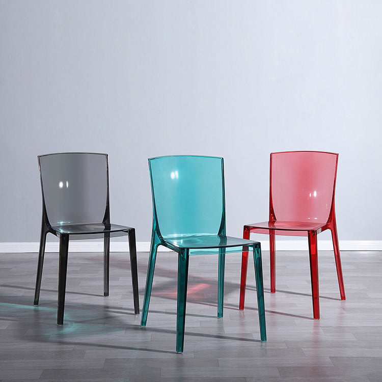 Modern Style Side Chair Plastic Side Dining Chair for Home Use Clearhalo 'Dining Chairs' 'Dining Tables & Seating' 'dining_chair' 'furn' 'furn_dining_chair' 'Furniture' 'Kitchen & Dining Furniture' 7295599