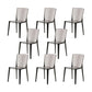 Modern Style Side Chair Plastic Side Dining Chair for Home Use Smoke Gray 8 Piece Set Clearhalo 'Dining Chairs' 'Dining Tables & Seating' 'dining_chair' 'furn' 'furn_dining_chair' 'Furniture' 'Kitchen & Dining Furniture' 7295630