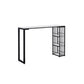 Table de bar rectangulaire de style moderne, table stockable pour le salon