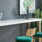 Table de bar rectangulaire de style moderne, table stockable pour le salon
