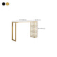 Table de bar rectangulaire de style moderne, table stockable pour le salon