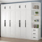 Freestanding Wood Frame Wardrobe Modern Hinged Soft Close Doors Wardrobe and Drawers Clearhalo 'Armoires & Wardrobes' 'armoires_wardrobes' 'Bedroom Furniture' 'furn' 'furn_armoires_wardrobes' 'Furniture' 7295676