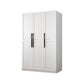 Freestanding Wood Frame Wardrobe Modern Hinged Soft Close Doors Wardrobe and Drawers Clearhalo 'Armoires & Wardrobes' 'armoires_wardrobes' 'Bedroom Furniture' 'furn' 'furn_armoires_wardrobes' 'Furniture' 7295682