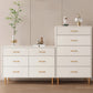 Contemporary Bar Pulls Accent Chest Straight Legs White Accent Chest with Drawer Clearhalo 'Cabinets & Chests' 'cabinets_chests' 'furn' 'furn_cabinets_chests' 'Furniture' 'Living Room Furniture' 7295780