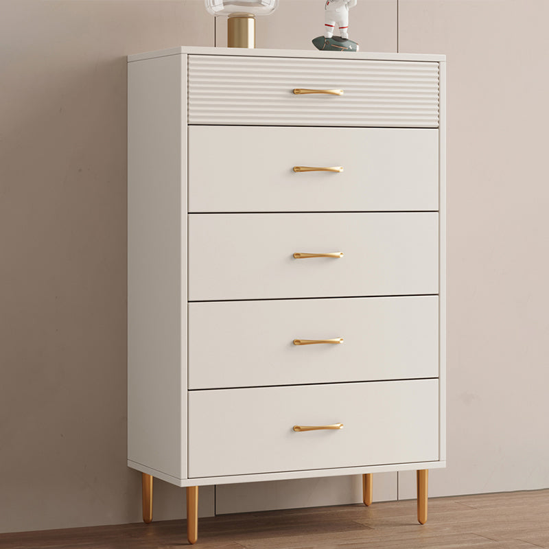 Contemporary Bar Pulls Accent Chest Straight Legs White Accent Chest with Drawer Clearhalo 'Cabinets & Chests' 'cabinets_chests' 'furn' 'furn_cabinets_chests' 'Furniture' 'Living Room Furniture' 7295781